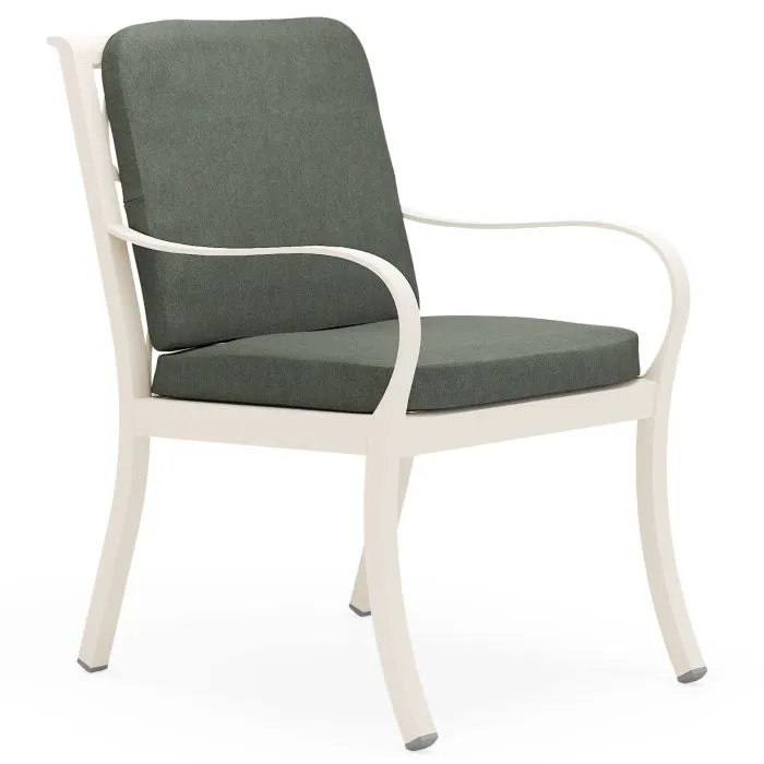 Woodard 8Z0401SB Scala Dining Chair with Optional Back Cushion