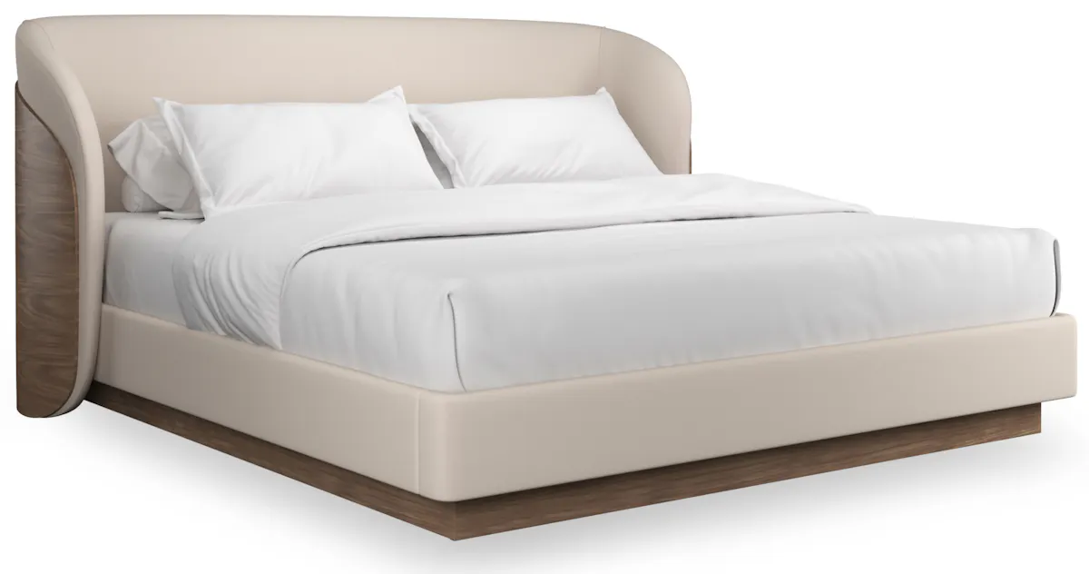 Caracole CLA-425V-124 Fleur Uph King Bed Caracole CLA-425V-124 Fleur Uph King Bed