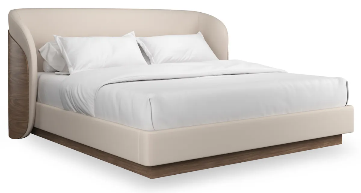 Caracole CLA-425V-124 Fleur Uph King Bed Caracole CLA-425V-124 Fleur Uph King Bed