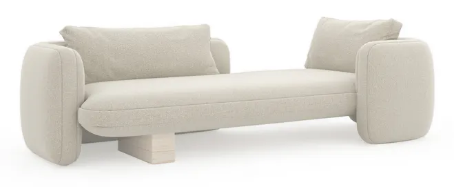 Caracole UPH-425V-072-B Overlap Bedroom Chaise Ecru Caracole UPH-425V-072-B Overlap Bedroom Chaise Ecru