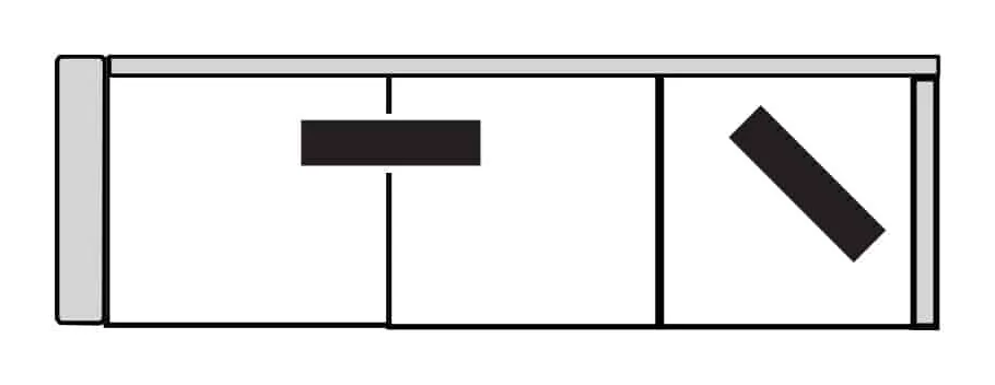Four Seasons 75095CS-LSF BENTON LSF 3 SEAT CORNER SOFA Four Seasons 75095CS-LSF BENTON LSF 3 SEAT CORNER SOFA