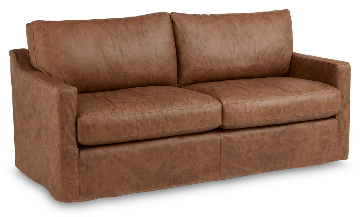 Four Seasons L-87090S JORDAN LEATHER 2 SEAT SOFA Four Seasons L-87090S JORDAN LEATHER 2 SEAT SOFA