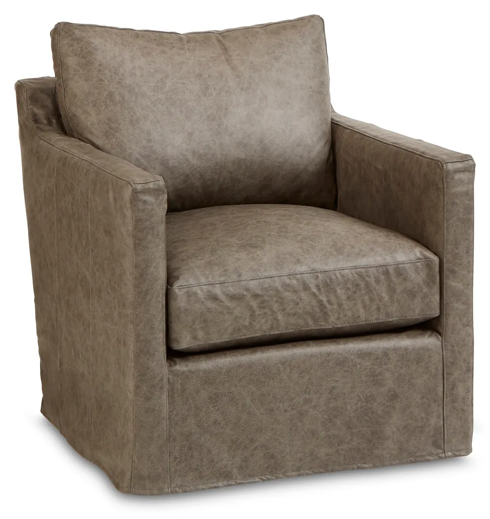 Four Seasons L-AC97G MILES LEATHER SWIVEL GLIDER Four Seasons L-AC97G MILES LEATHER SWIVEL GLIDER
