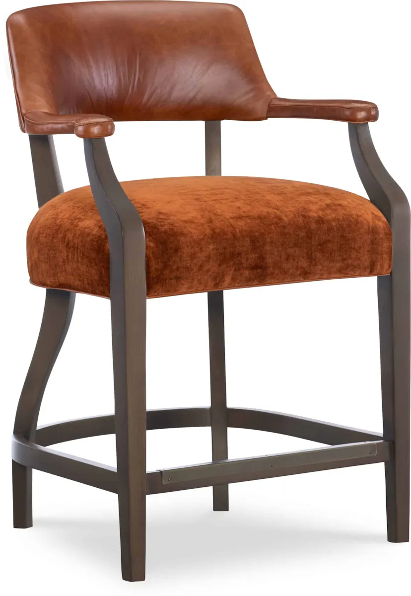 CR Laine L1020-45 Captain Leather Counter Stool CR Laine L1020-45 Captain Leather Counter Stool