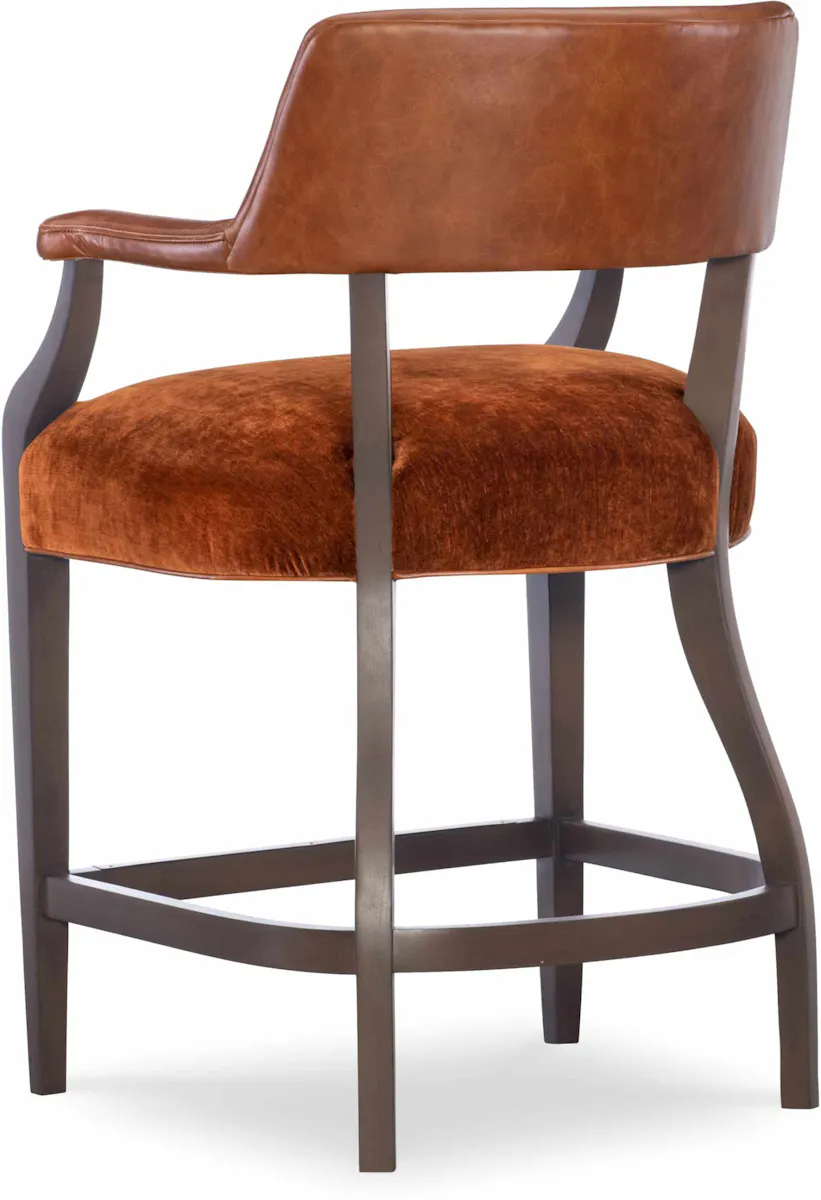 CR Laine L1020-45 Captain Leather Counter Stool CR Laine L1020-45 Captain Leather Counter Stool