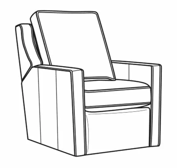 CR Laine L1726-05SWMR Harper Leather Swivel Manual Recliner CR Laine L1726-05SWMR Harper Leather Swivel Manual Recliner