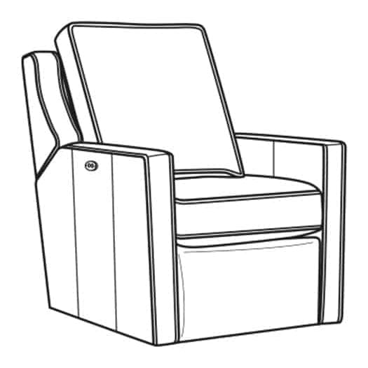CR Laine L1726-05SWPR Harper Leather Swivel Power Recliner CR Laine L1726-05SWPR Harper Leather Swivel Power Recliner