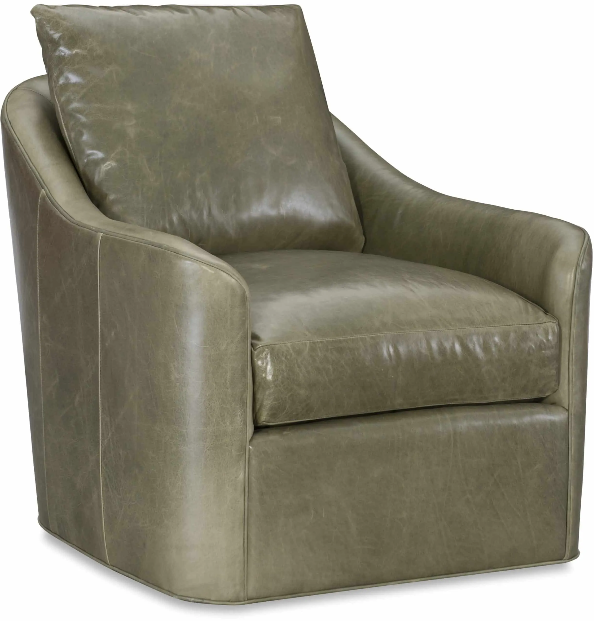CR Laine L3210-05SW Barrie Leather Swivel Chair