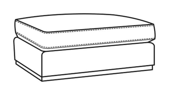 CR Laine L4770-07 Clark Leather Ottoman CR Laine L4770-07 Clark Leather Ottoman