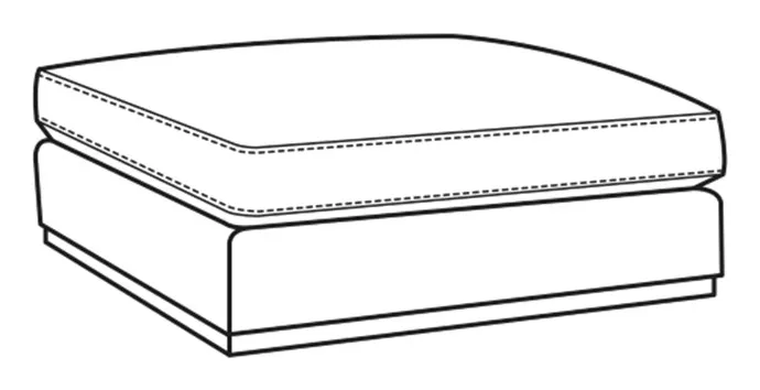 CR Laine L4770-17 Clark Leather Ottoman CR Laine L4770-17 Clark Leather Ottoman