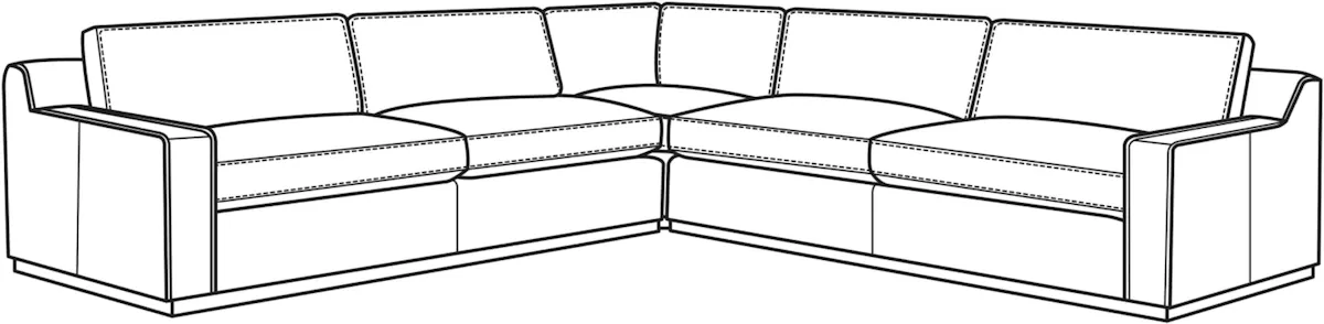 CR Laine L4770 Clark Leather Sectional CR Laine L4770 Clark Leather Sectional