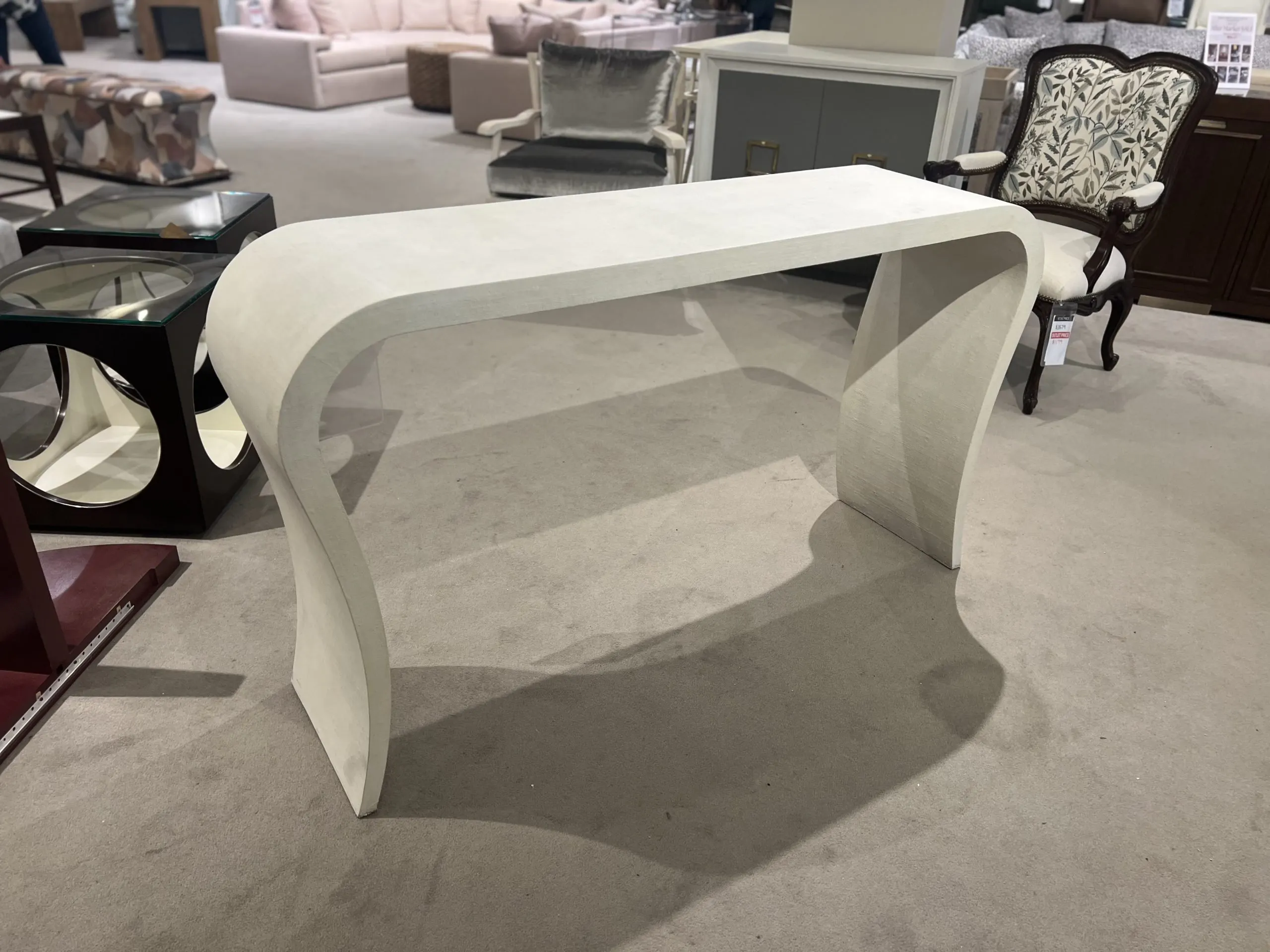 Highland House HH26-122/10 Colton Raffia Console