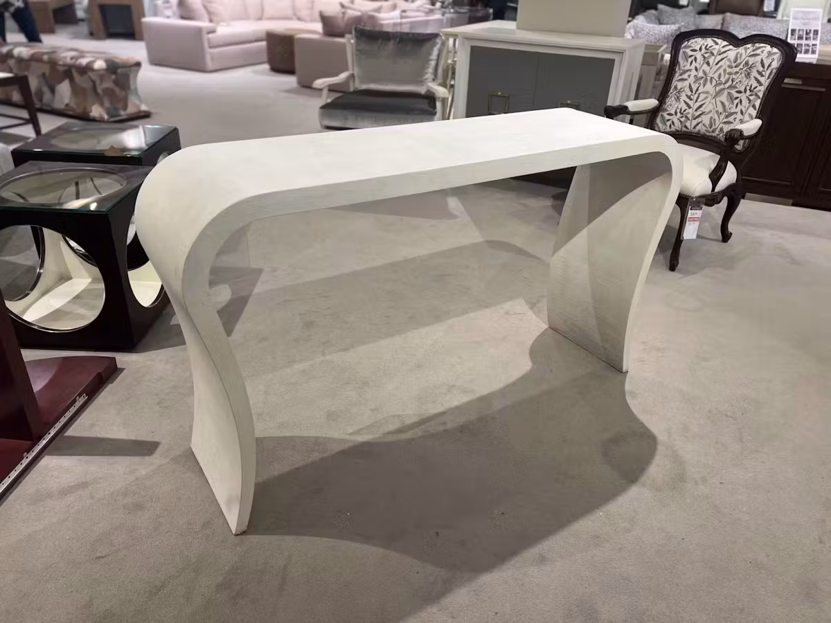 Highland House HH26-122/10 Colton Raffia Console Highland House HH26-122/10 Colton Raffia Console