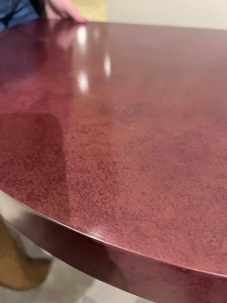 Highland House HH28-120-C1/10 Custom Red Floating Console Highland House HH28-120-C1/10 Custom Red Floating Console