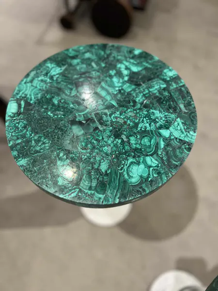 Maitland-Smith 8379-30M/70 Malachite Martini Table Maitland-Smith 8379-30M/70 Malachite Martini Table