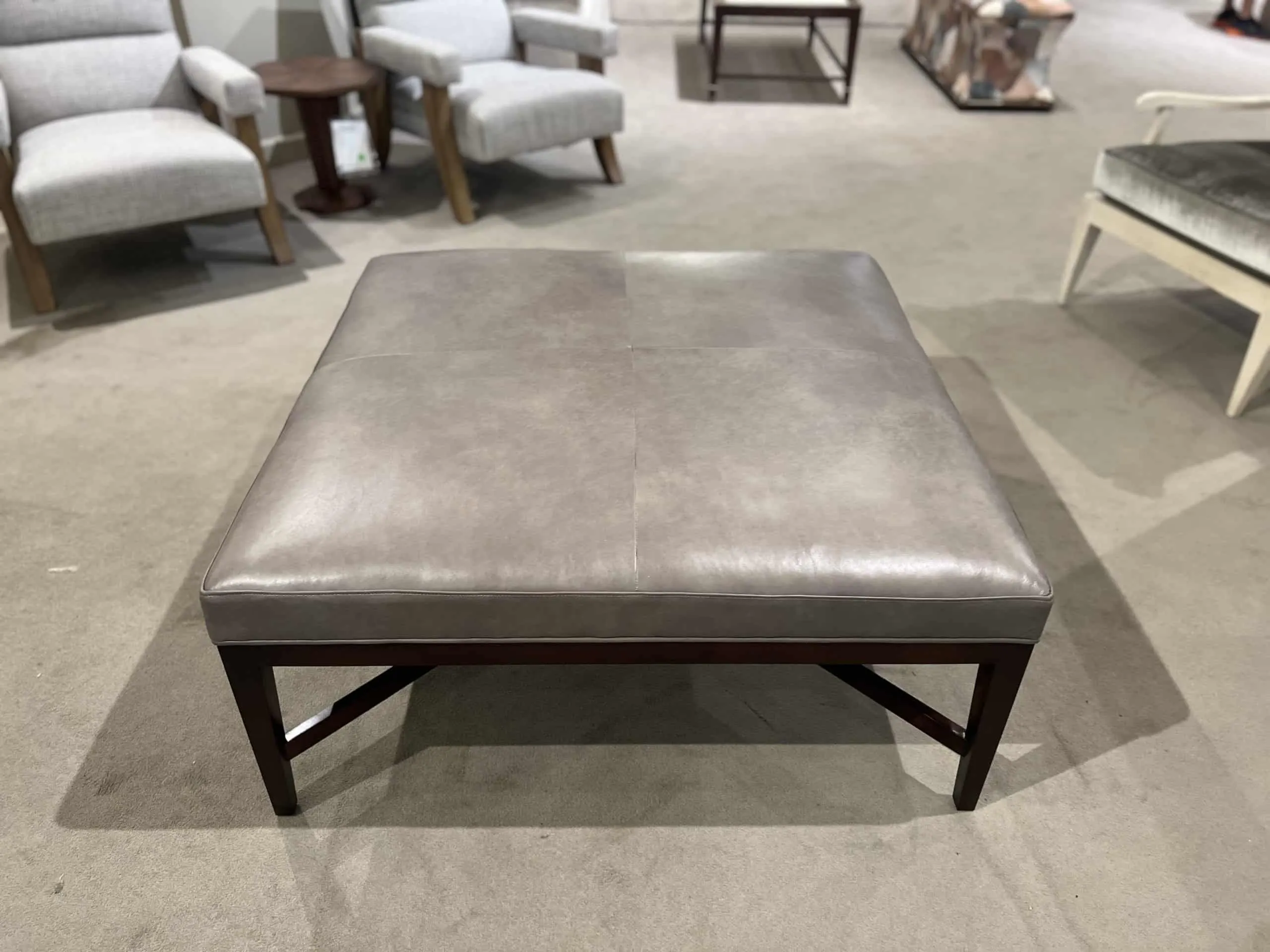 Century 3714-4242/10 Redford Medium Square Cocktail Ottoman