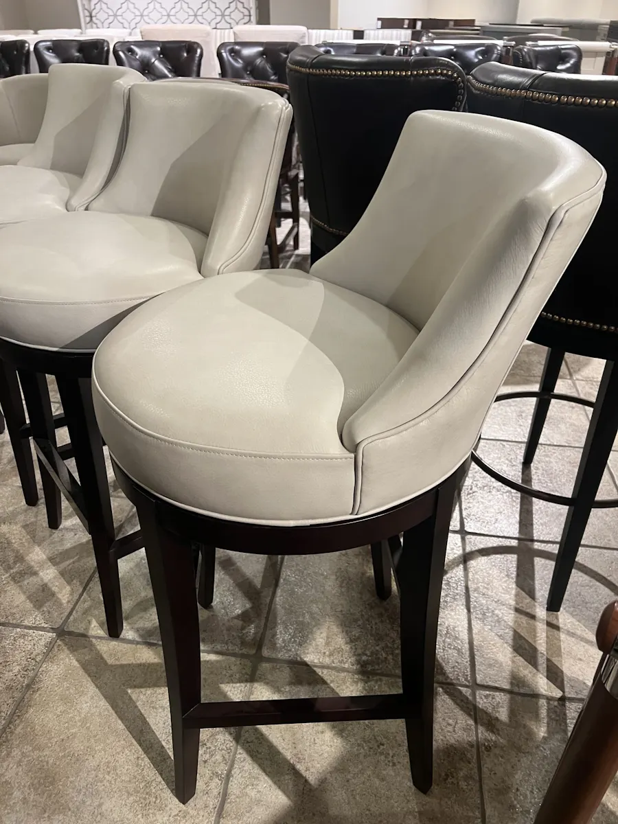 Century PLR-3855B-PAPYRUS/50 Dutton Swivel Bar Stools Century PLR-3855B-PAPYRUS/50 Dutton Swivel Bar Stools