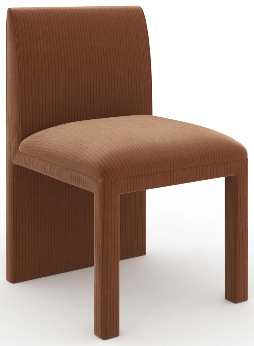 Caracole CLA-425V-291A Precipice Uph Dining Chair Saffron Caracole CLA-425V-291A Precipice Uph Dining Chair Saffron
