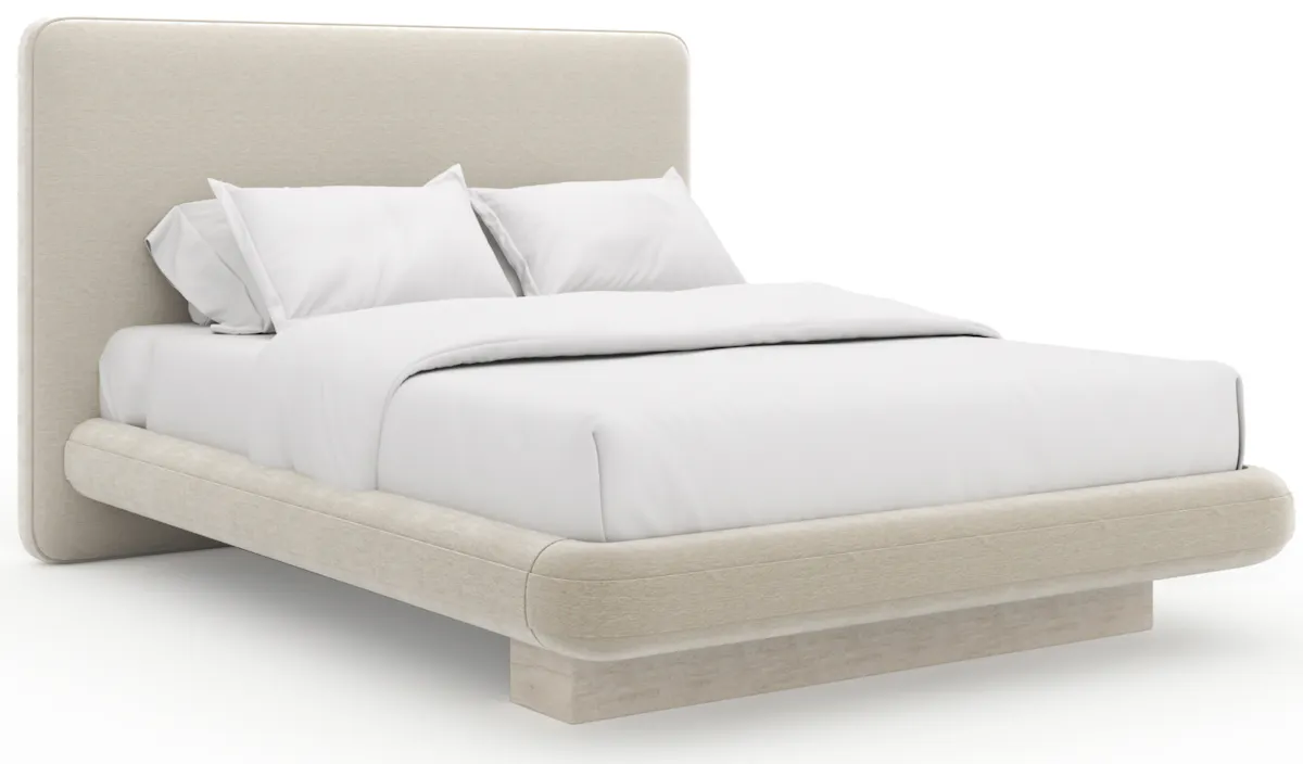 Caracole CLA-425V-101 Overlap Uph Qn Bed Ivory Caracole CLA-425V-101 Overlap Uph Qn Bed Ivory