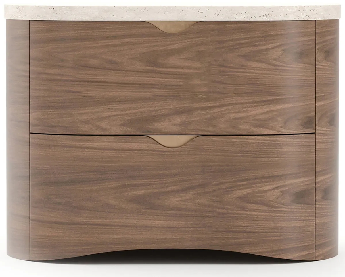 Caracole CLA-425V-069 Fleur Large Nightstand Caracole CLA-425V-069 Fleur Large Nightstand