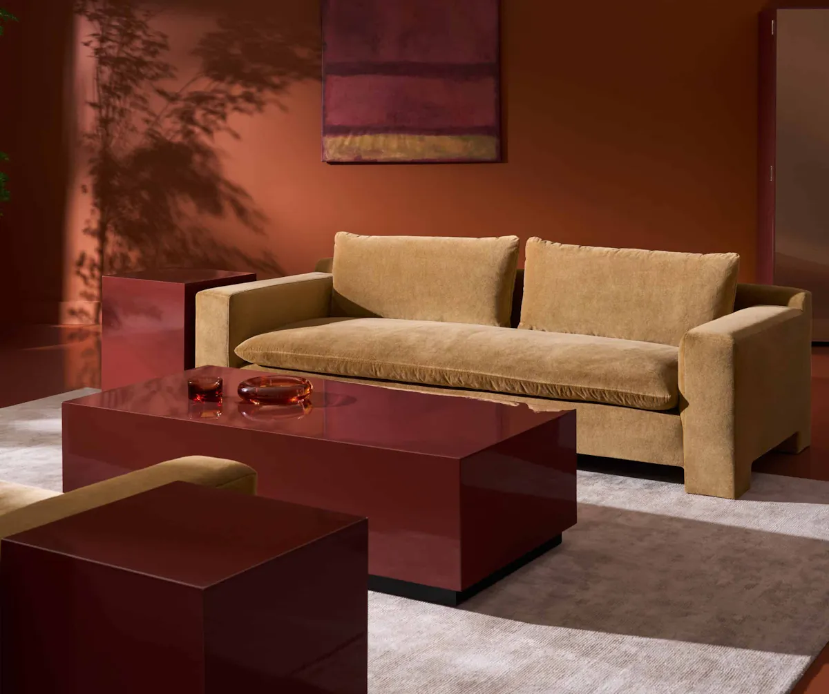 Caracole UPH-425V-014-A Devon 98" Sofa Camel Caracole UPH-425V-014-A Devon 98" Sofa Camel