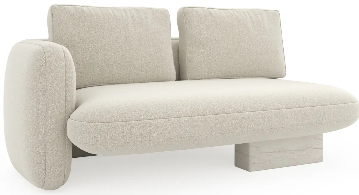 Caracole UPH-425V-LL5-B Overlap LAF Loveseat Ecru Caracole UPH-425V-LL5-B Overlap LAF Loveseat Ecru