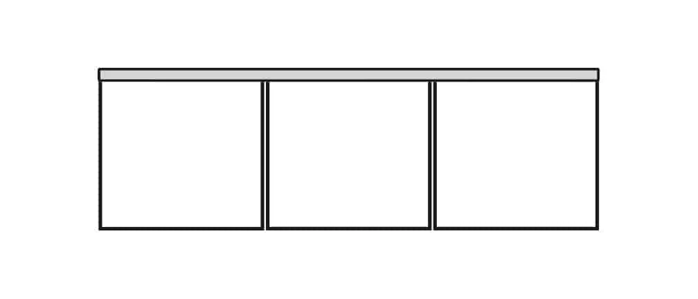 Four Seasons 3-341S-AL CARLTON 41″ DEEP ARMLESS 3 SEAT SOFA