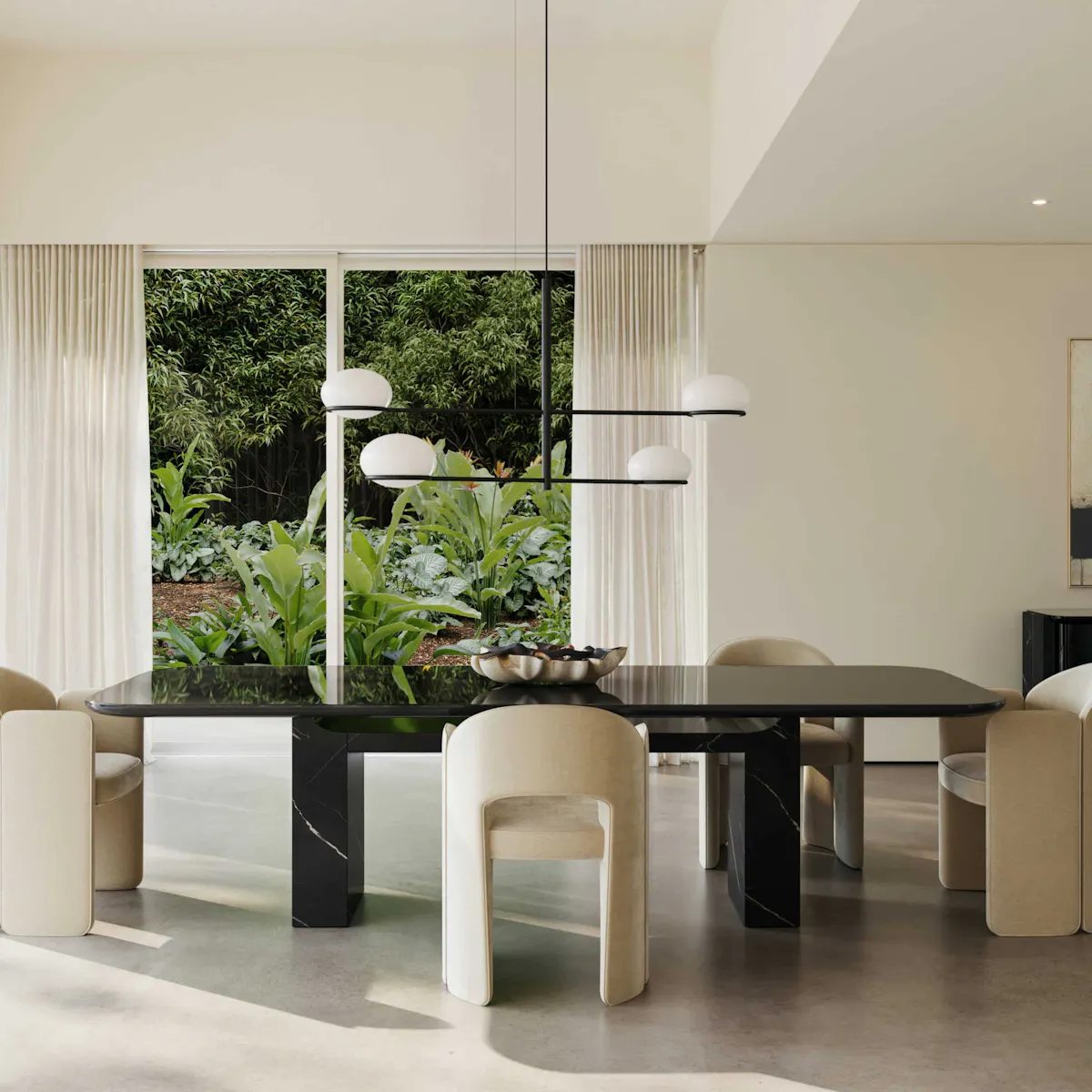 Caracole CLA-425V-2011 Overlap Rectangle Dining Table Dark Caracole CLA-425V-2011 Overlap Rectangle Dining Table Dark