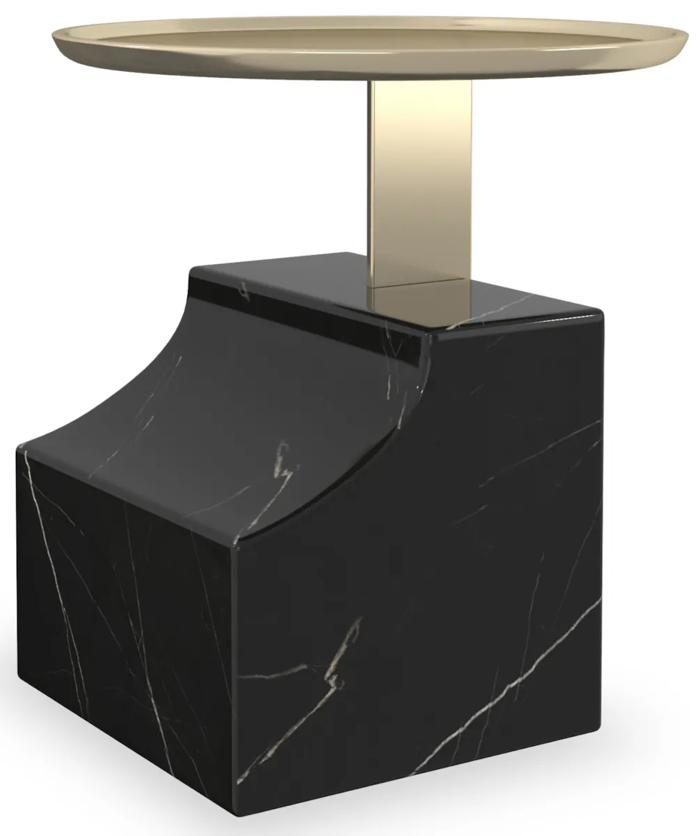 Caracole UPH-425V-WE5-4A Overlap Sectional Accent Table Dark Caracole UPH-425V-WE5-4A Overlap Sectional Accent Table Dark