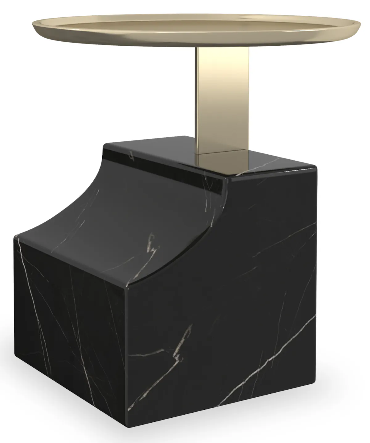 Caracole UPH-425V-WE5-4A Overlap Sectional Accent Table Dark Caracole UPH-425V-WE5-4A Overlap Sectional Accent Table Dark