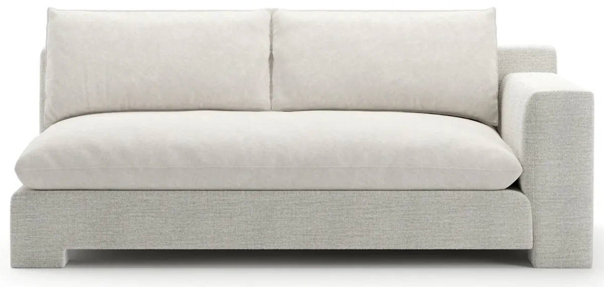 Caracole UPH-425V-RL6-A Devon RAF Loveseat Ivory Caracole UPH-425V-RL6-A Devon RAF Loveseat Ivory
