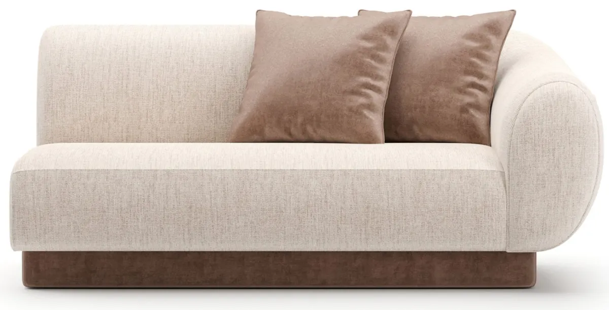 Caracole UPH-425V-LL1-A Seta LAF Loveseat Oatmeal Caracole UPH-425V-LL1-A Seta LAF Loveseat Oatmeal