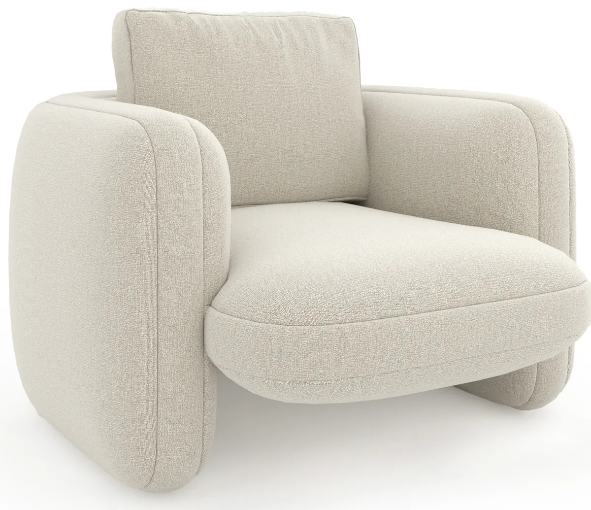Caracole UPH-425V-032-B Overlap Chair Ecru Caracole UPH-425V-032-B Overlap Chair Ecru