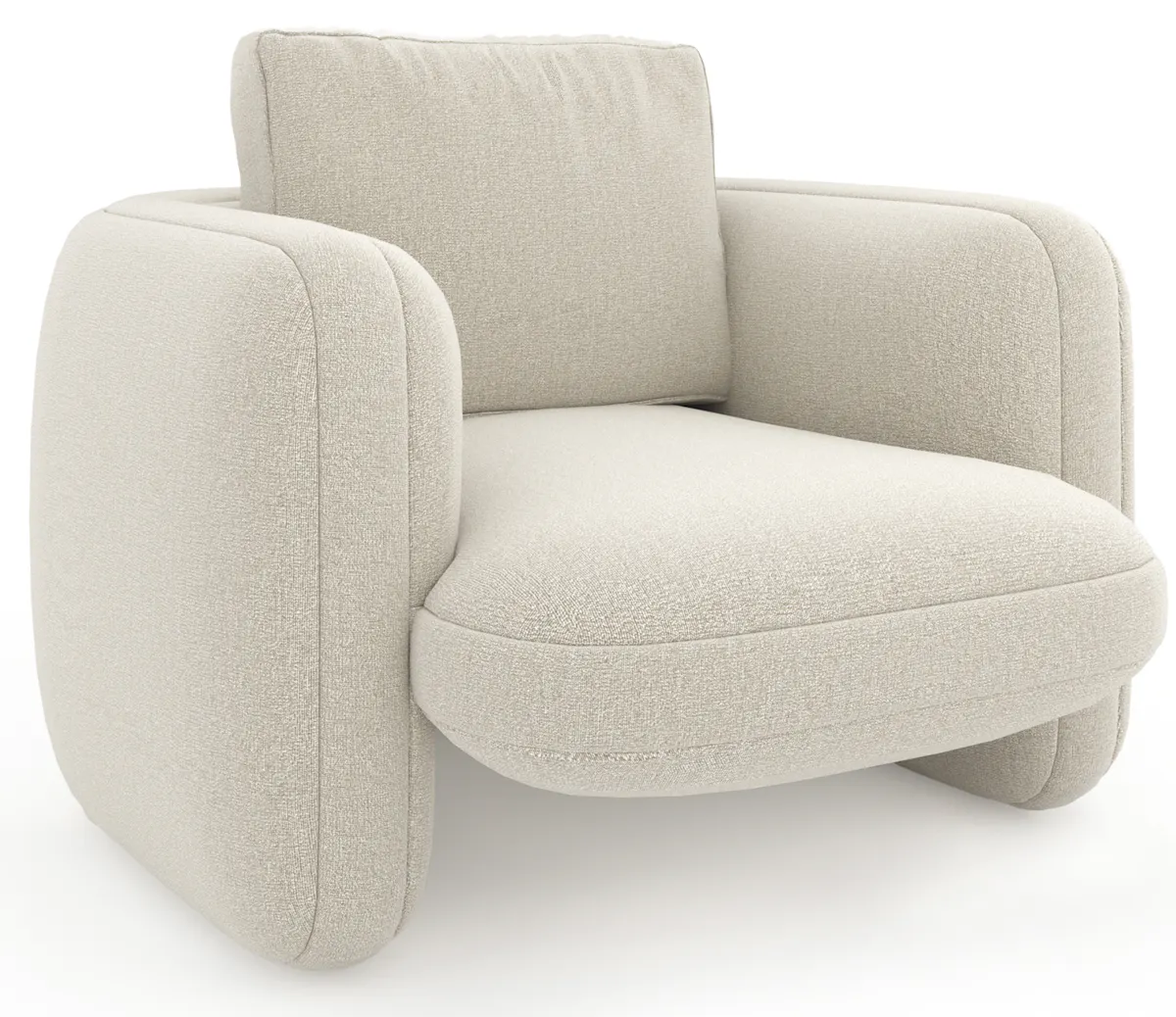 Caracole UPH-425V-032-B Overlap Chair Ecru Caracole UPH-425V-032-B Overlap Chair Ecru
