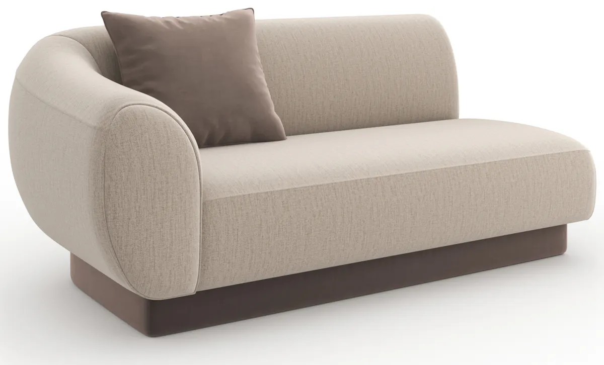 Caracole UPH-425V-LL1-A Seta LAF Loveseat Oatmeal Caracole UPH-425V-LL1-A Seta LAF Loveseat Oatmeal