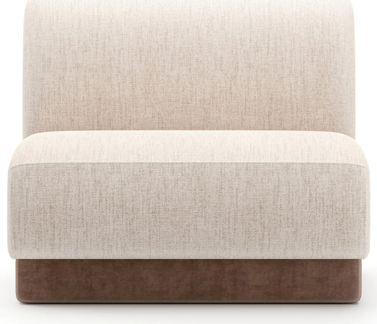 Caracole UPH-425V-AC1-A Seta Armless Chair Oatmeal Caracole UPH-425V-AC1-A Seta Armless Chair Oatmeal