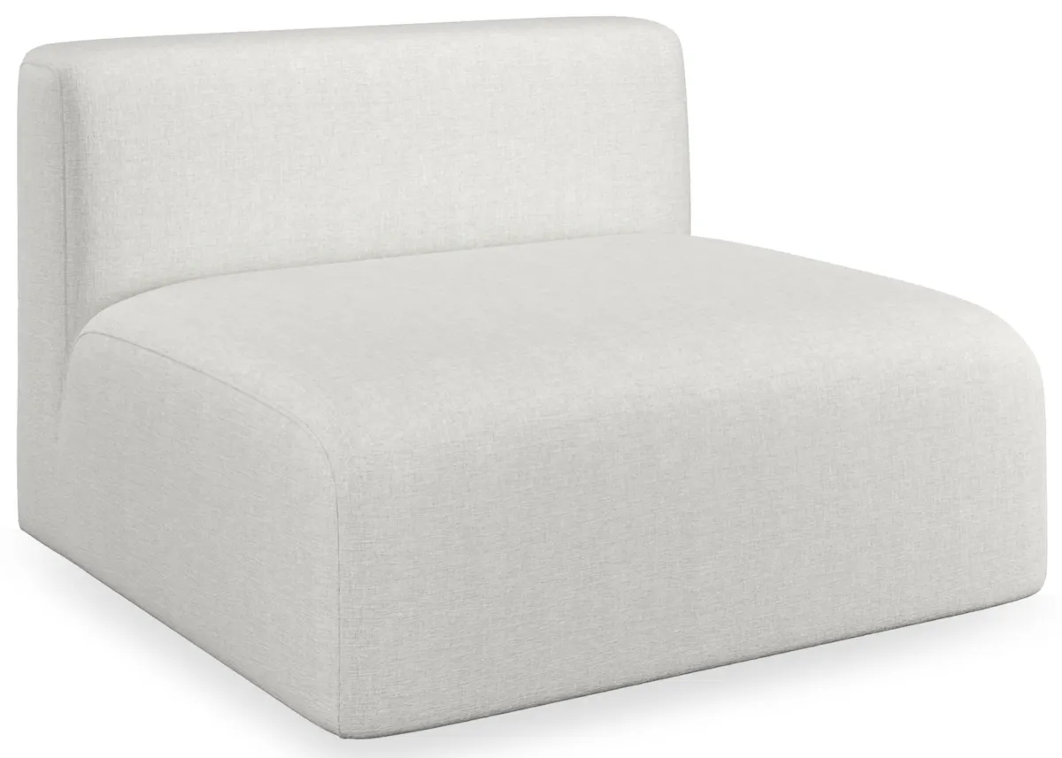 Caracole UPH-425V-AC2-A Rhythm Armless Chair Ivory Caracole UPH-425V-AC2-A Rhythm Armless Chair Ivory