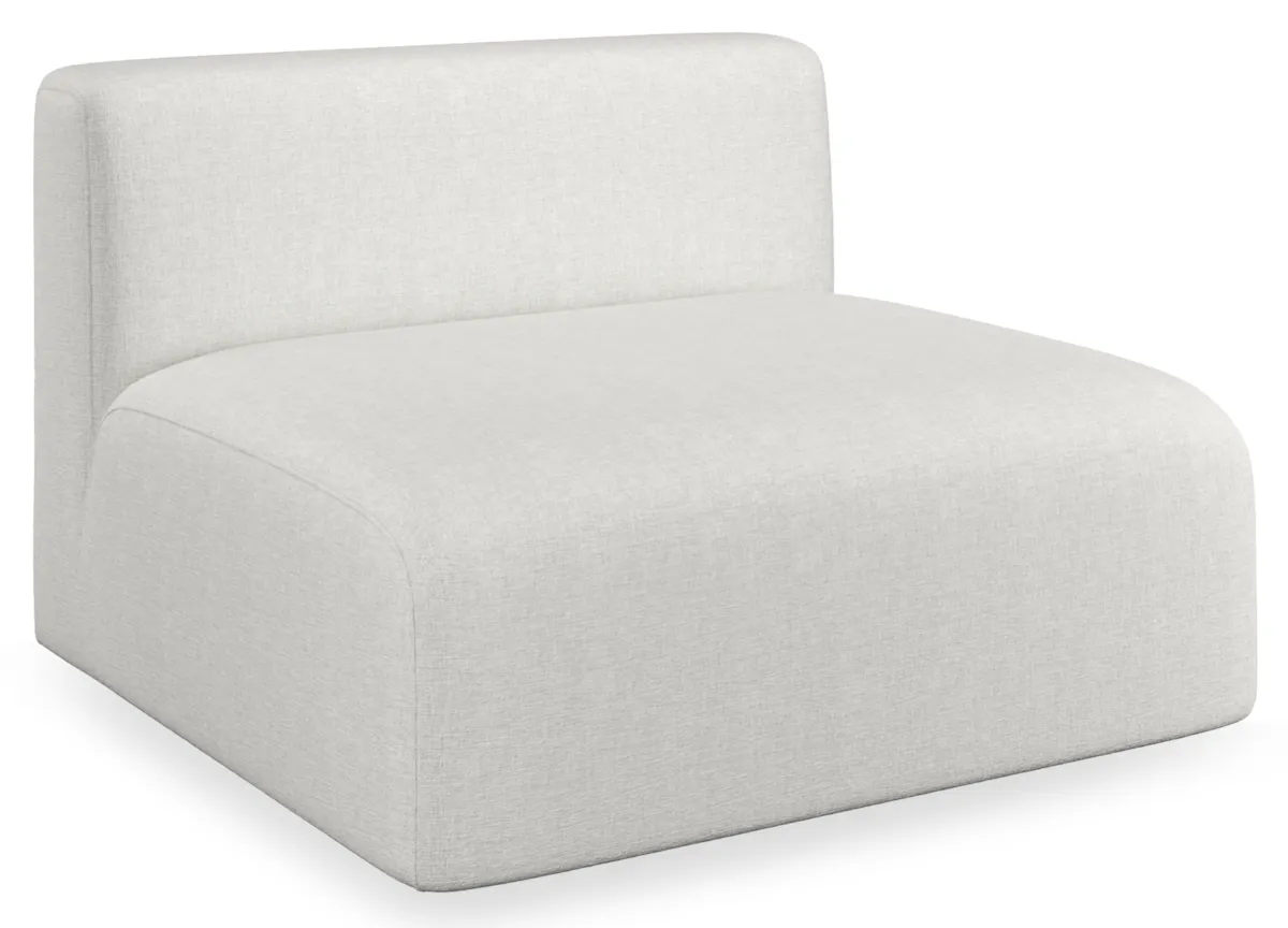 Caracole UPH-425V-AC2-A Rhythm Armless Chair Ivory Caracole UPH-425V-AC2-A Rhythm Armless Chair Ivory