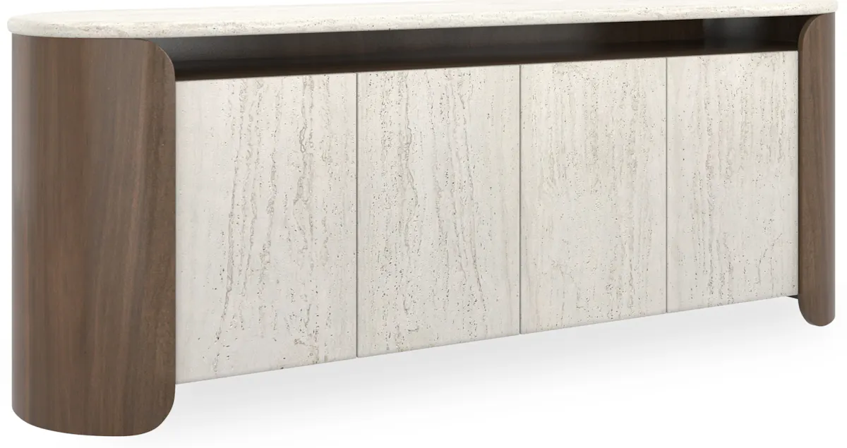 Caracole CLA-425V-2511 Fleur Open Sideboard Caracole CLA-425V-2511 Fleur Open Sideboard