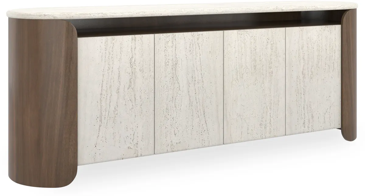 Caracole CLA-425V-2511 Fleur Open Sideboard Caracole CLA-425V-2511 Fleur Open Sideboard
