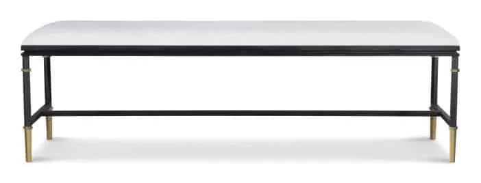 Century CBA-555-V1 Monterey Upholstered/Metal Bench Century CBA-555-V1 Monterey Upholstered/Metal Bench