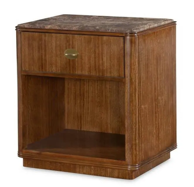 Century CEA-222-V1 Maxwell Single Drawer Nightstand – Clove