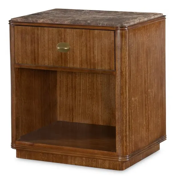 Century CEA-222-V1 Maxwell Single Drawer Nightstand - Clove Century CEA-222-V1 Maxwell Single Drawer Nightstand - Clove