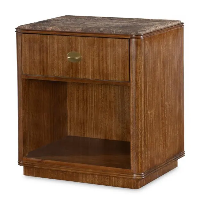 Century CEA-222-V1 Maxwell Single Drawer Nightstand - Clove Century CEA-222-V1 Maxwell Single Drawer Nightstand - Clove
