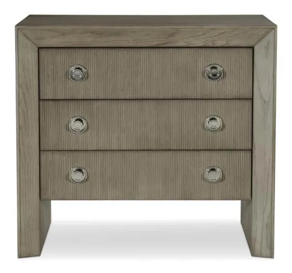 Century CR9-236 Wythe Three Drawer Small Nightstand Century CR9-236 Wythe Three Drawer Small Nightstand