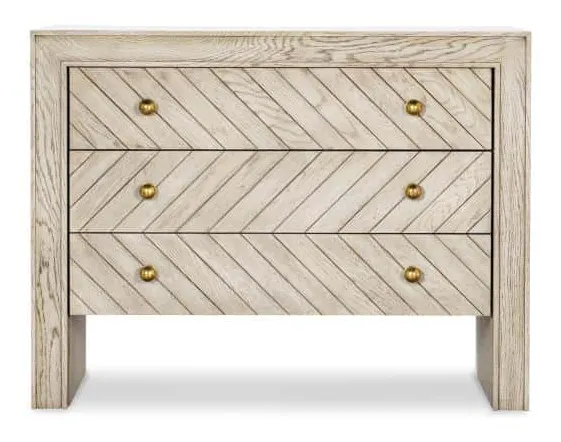 Century CR9-238 Wythe Three Drawer Large Nightstand Century CR9-238 Wythe Three Drawer Large Nightstand
