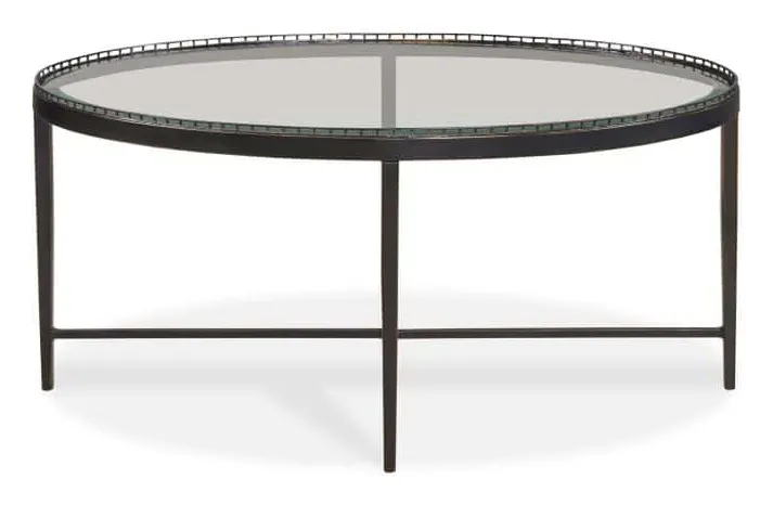 Century CSB-102-2 Logan Small Oval Cocktail Table - Bronze Century CSB-102-2 Logan Small Oval Cocktail Table - Bronze