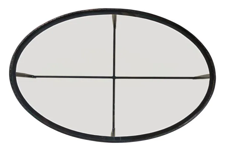 Century CSB-102-2 Logan Small Oval Cocktail Table - Bronze Century CSB-102-2 Logan Small Oval Cocktail Table - Bronze