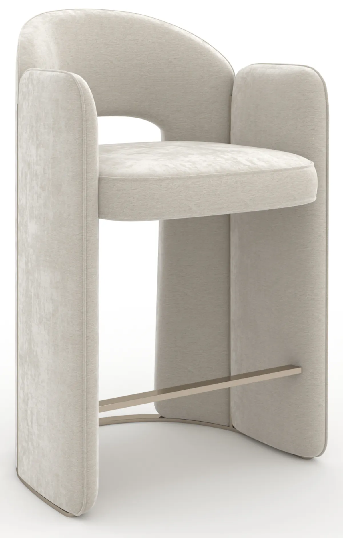 Caracole CLA-425V-311 Overlap Counter Stool Ivory Caracole CLA-425V-311 Overlap Counter Stool Ivory