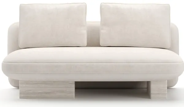 Caracole UPH-425V-AL5-B Overlap Armless Loveseat Ecru Caracole UPH-425V-AL5-B Overlap Armless Loveseat Ecru